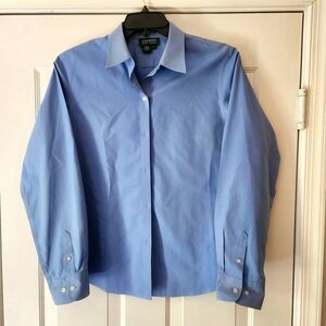 Lauren by Ralph Lauren Women's 100% cotton top. Size L
